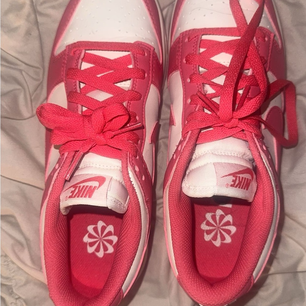 Nike Vibrant Pink and White Athletic Shoes